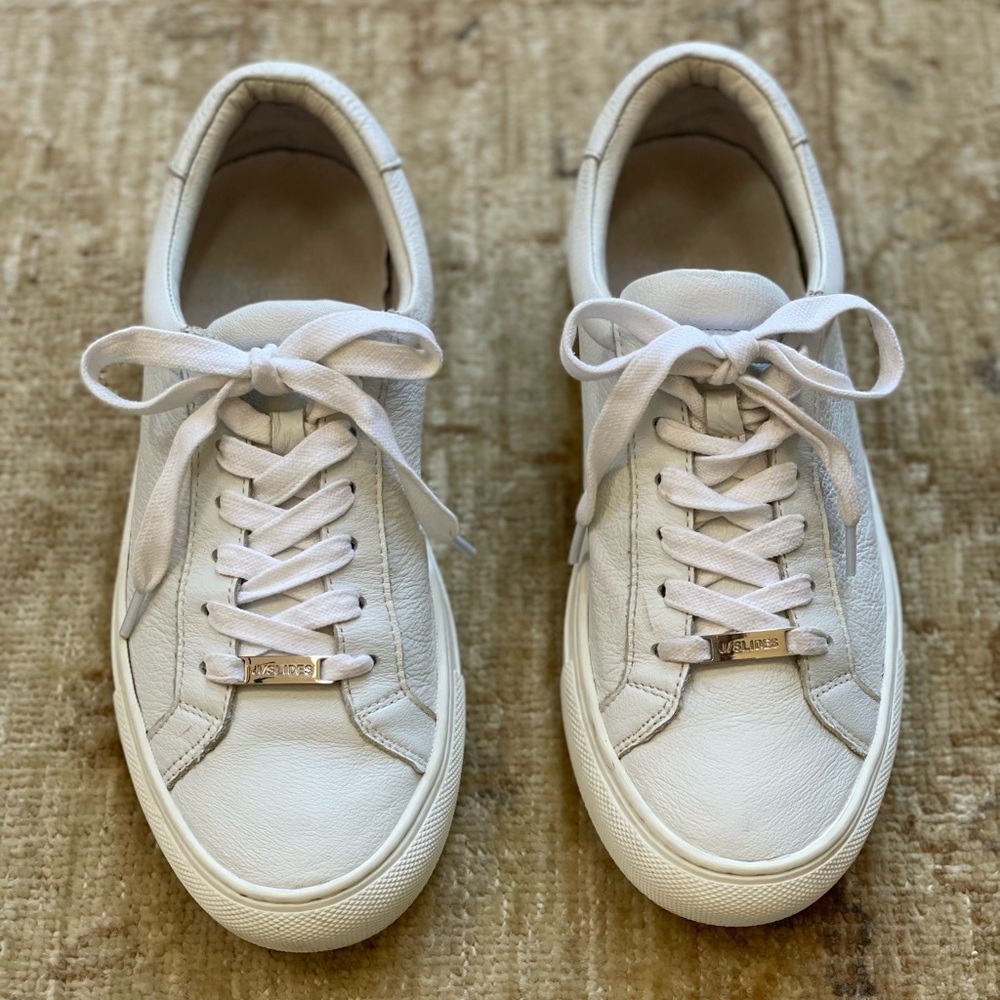 J Sides Genuine Leather Sneakers. Size 7.5